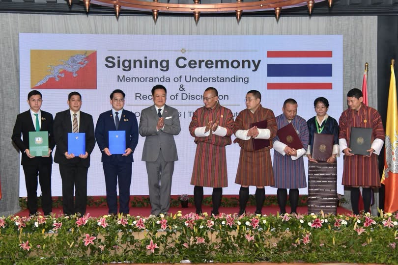 ไทย&ndash;ภูฏาน ลงนามความร่วมมือ 3 ด้าน ยกระดับสาธารณสุข หนุนเกษตรยั่งยืน&ndash;พลังงานสะอาด ขยายโอกาสเศรษฐกิจสองประเทศ